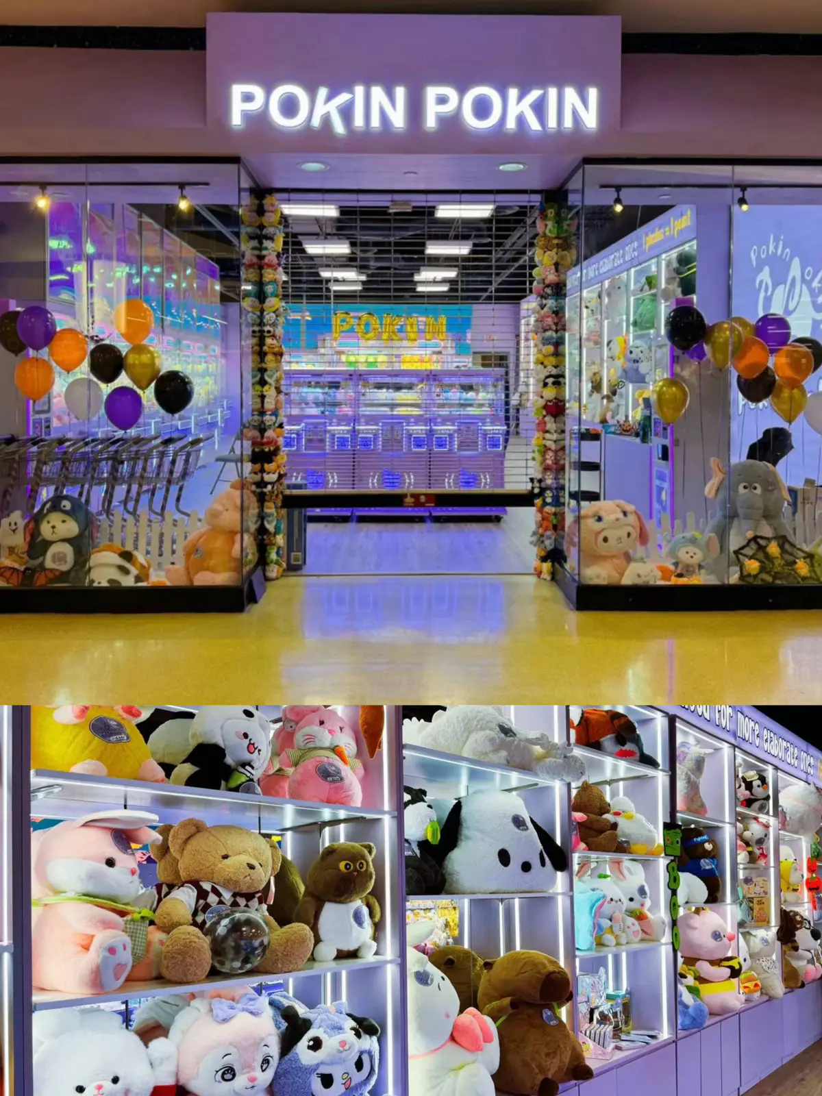 Modern renovated toy store interior with custom cabinetry and bright lighting in Metrotown, Burnaby
